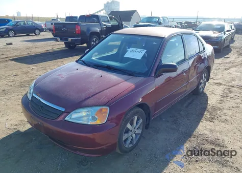 2003 Honda Civic Lx из США, поврежденный, VIN 2HGES16513H535168